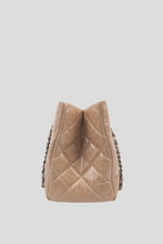 Load image into Gallery viewer, Beige Lambskin Large Tote Bag by Chanel
