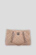 Load image into Gallery viewer, Beige Lambskin Large Tote Bag by Chanel
