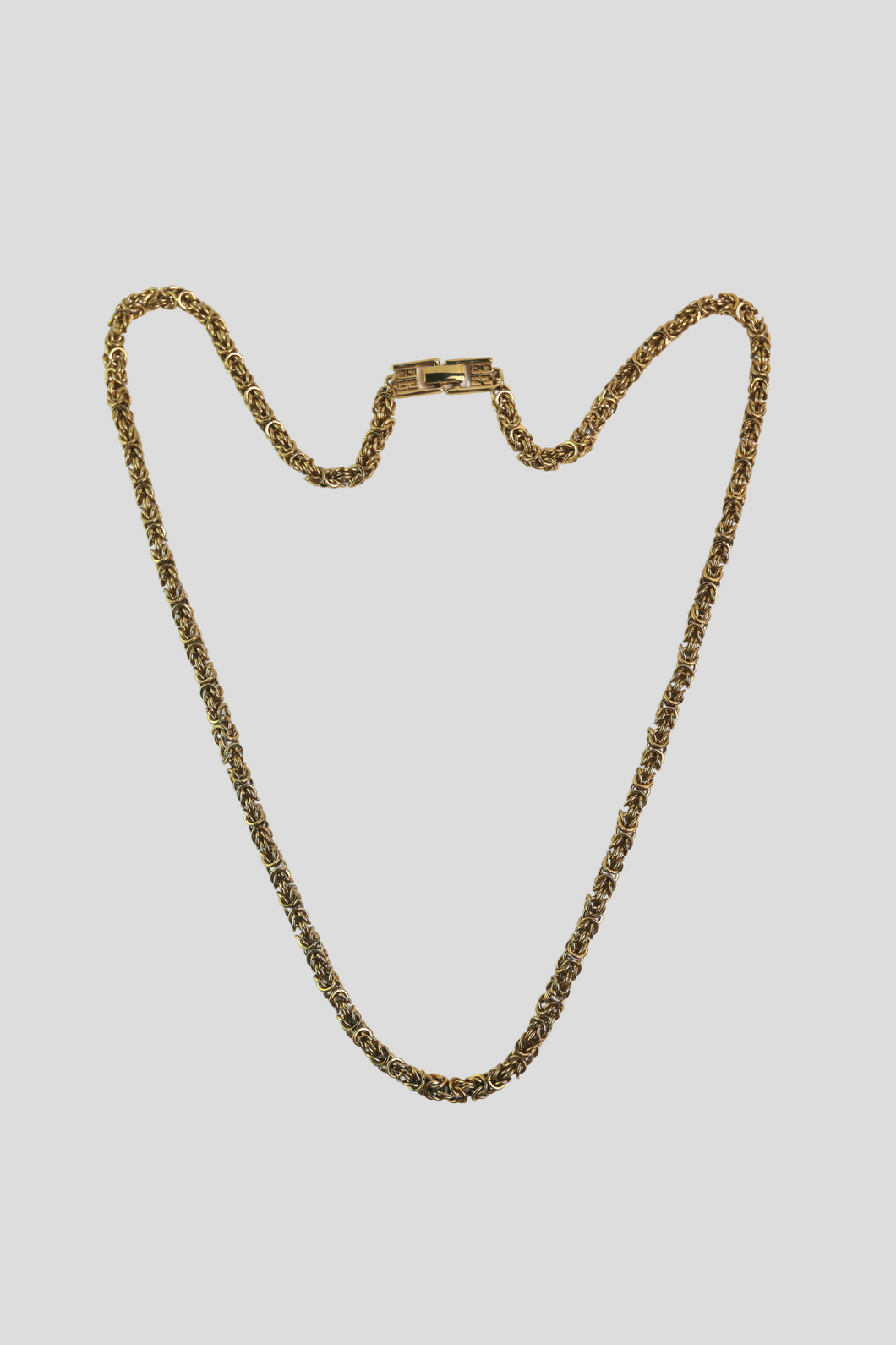 Gold Plated Long Chain Link Necklace by Givenchy