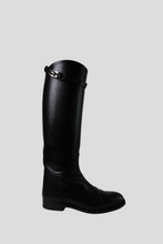 Load image into Gallery viewer, Black Jumping Boots Size 37.5 by Hermès
