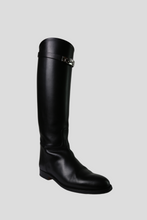 Load image into Gallery viewer, Black Jumping Boots Size 37.5 by Hermès
