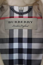 Load image into Gallery viewer, Beige Classic Trench Coat Size UK 8 by Burberry
