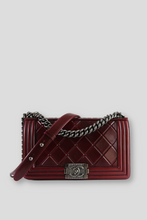 Load image into Gallery viewer, Burgundy Boy Bag Size Medium by Chanel
