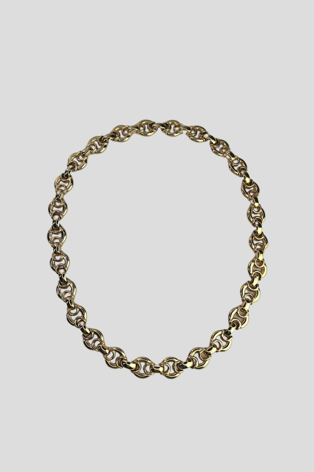 Gold Tone Link Choker by Grossé (Dior)