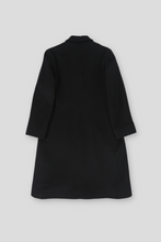 Load image into Gallery viewer, Black Double Breasted Cashmere Coat Size FR 36 by Dior
