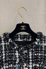 Load image into Gallery viewer, Black Runway Faux Fur Tweed Jacket by Chanel
