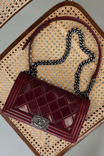 Load image into Gallery viewer, Burgundy Boy Bag Size Medium by Chanel
