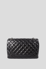 Load image into Gallery viewer, Black SHW Lambskin Maxi Single Flap Bag by Chanel
