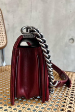 Load image into Gallery viewer, Burgundy Boy Bag Size Medium by Chanel
