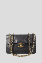 Load image into Gallery viewer, Black GHW Lambskin Maxi Single Flap Bag by Chanel
